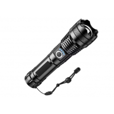 LED žibintuvėlis 9W su akumuliatoriumi IPX8 atsparus drėgmei per micro USB